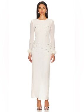 NBD Ginevra Maxi Dress in Ivory